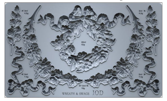 Wreath & Swags - 6x10 mould - 2026