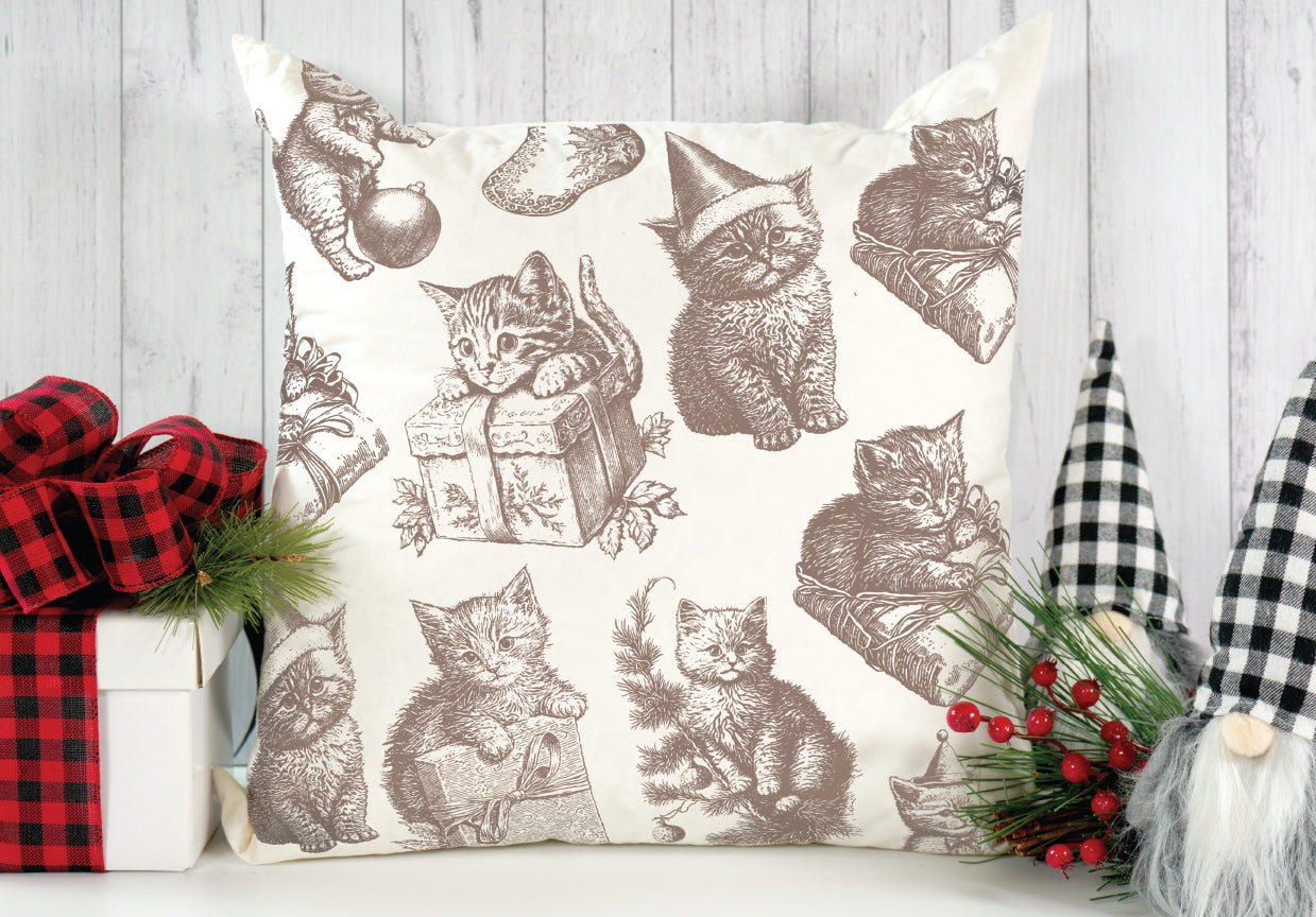 Christmas Kitties stamp