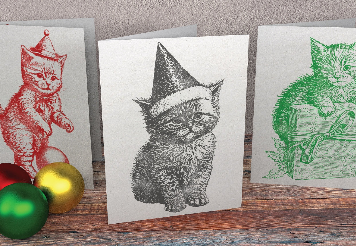 Christmas Kitties stamp