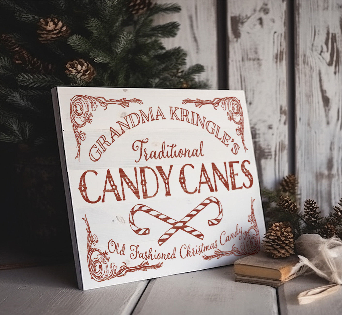Candy Cane Cottage - 8 sheets 8" x 12"