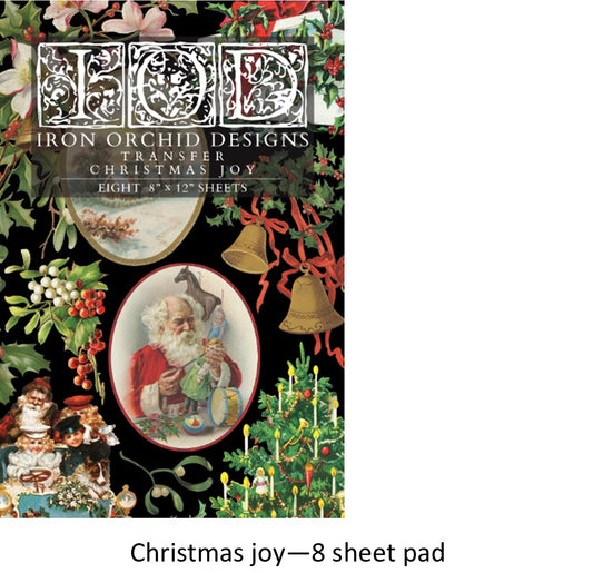 Christmas Joy - 8x12 8 sheet pad - holiday 2025