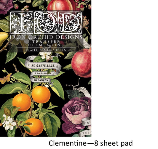 Clementine - 8x12 8 sheet pad - holiday 2025