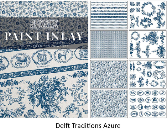 Delft Traditions Azure - 8 sheet pad