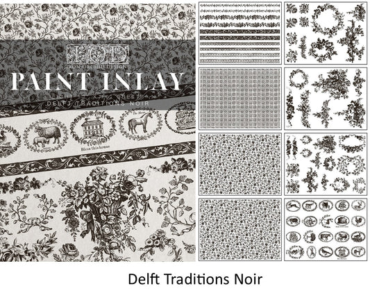 Delft Traditions Noir - 8 sheet pad