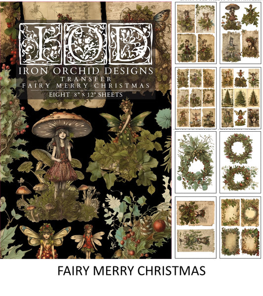 Fairy Merry Christmas - 8 sheets 8" x 12"