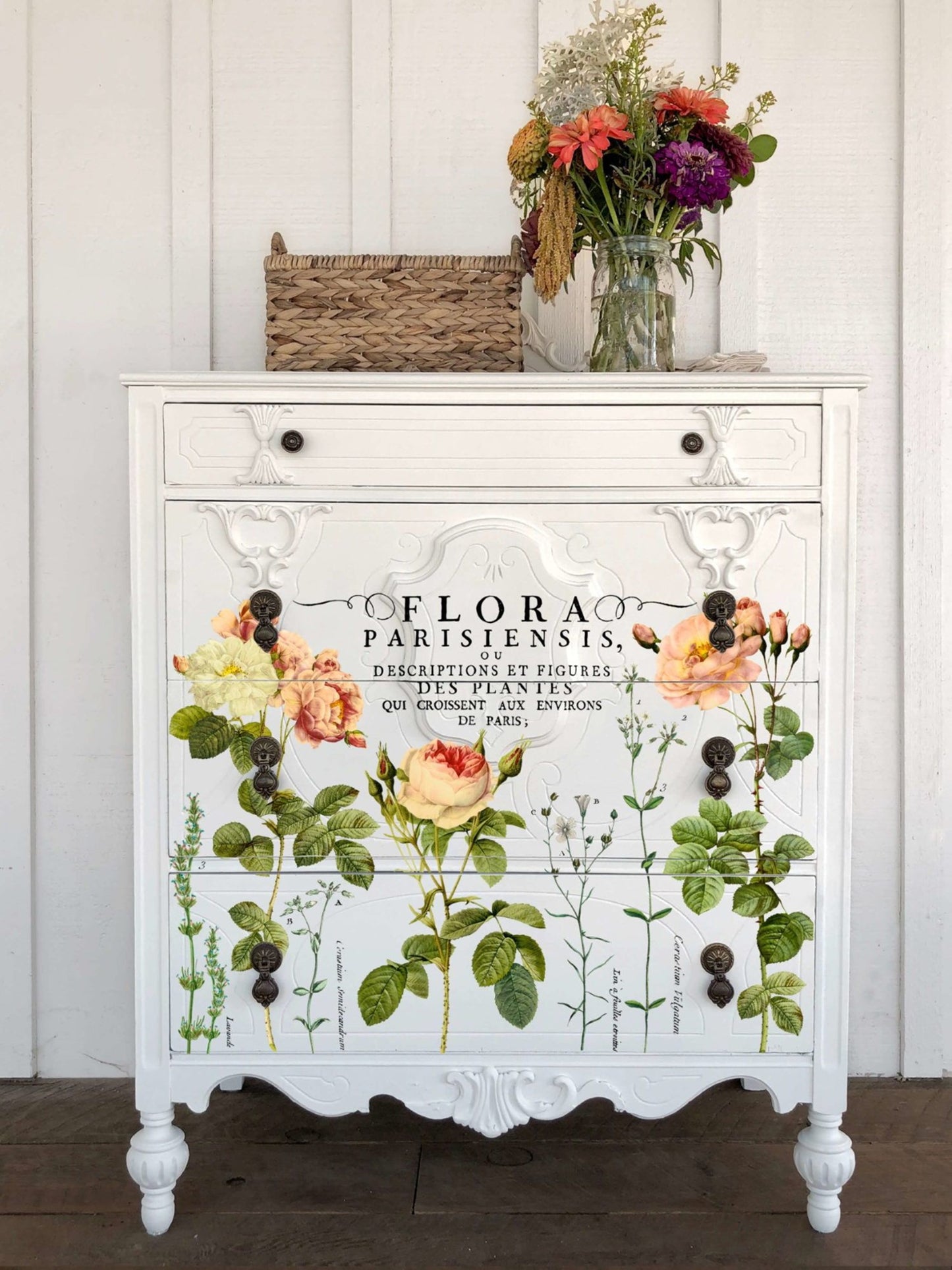 Floral Parisiensis - four sheet pad