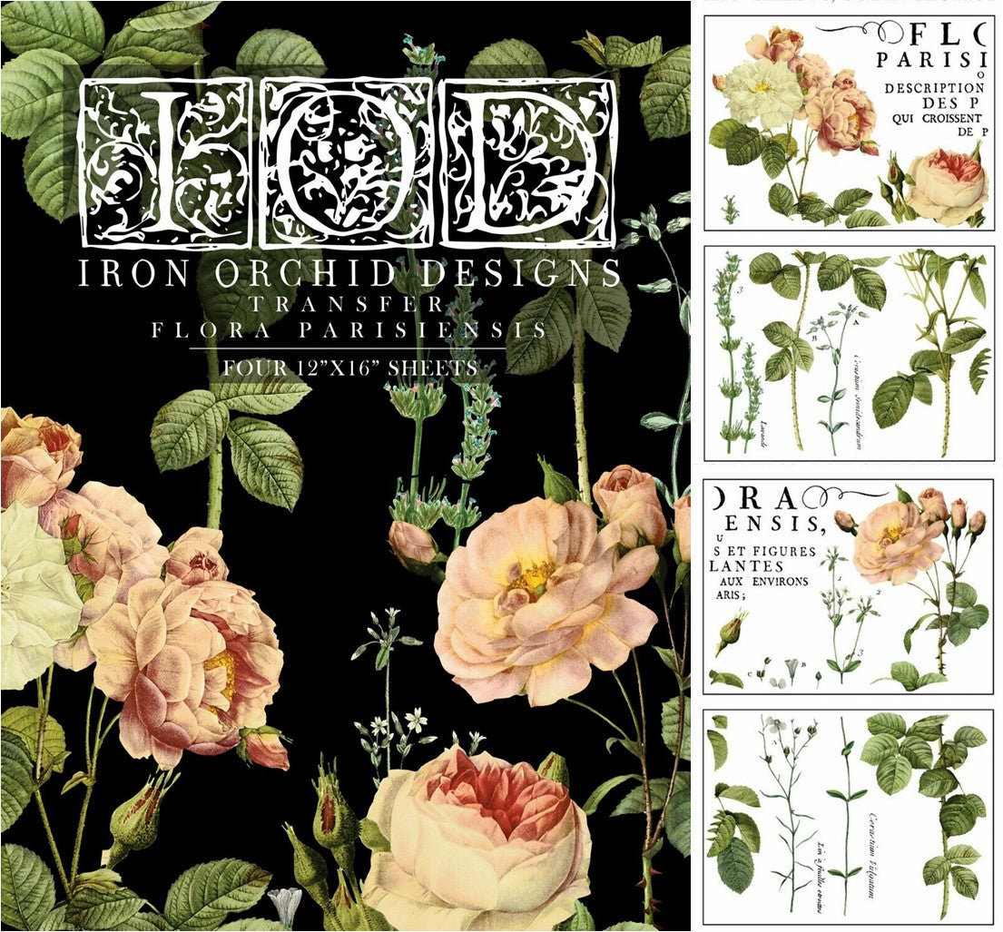 Floral Parisiensis - four sheet pad