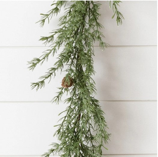 Frosted juniper garland