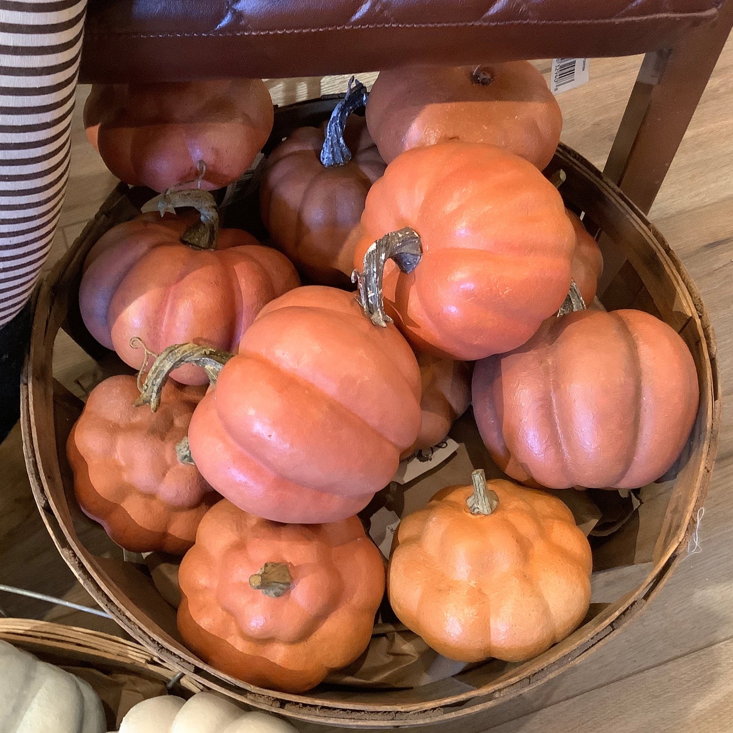 Hand painted mini pumpkins