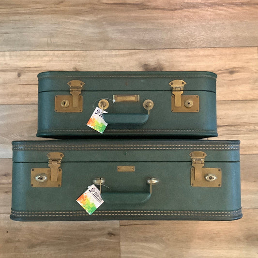 JC Higgins vintage suitcases