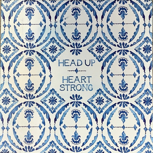 Heart strong box sign art