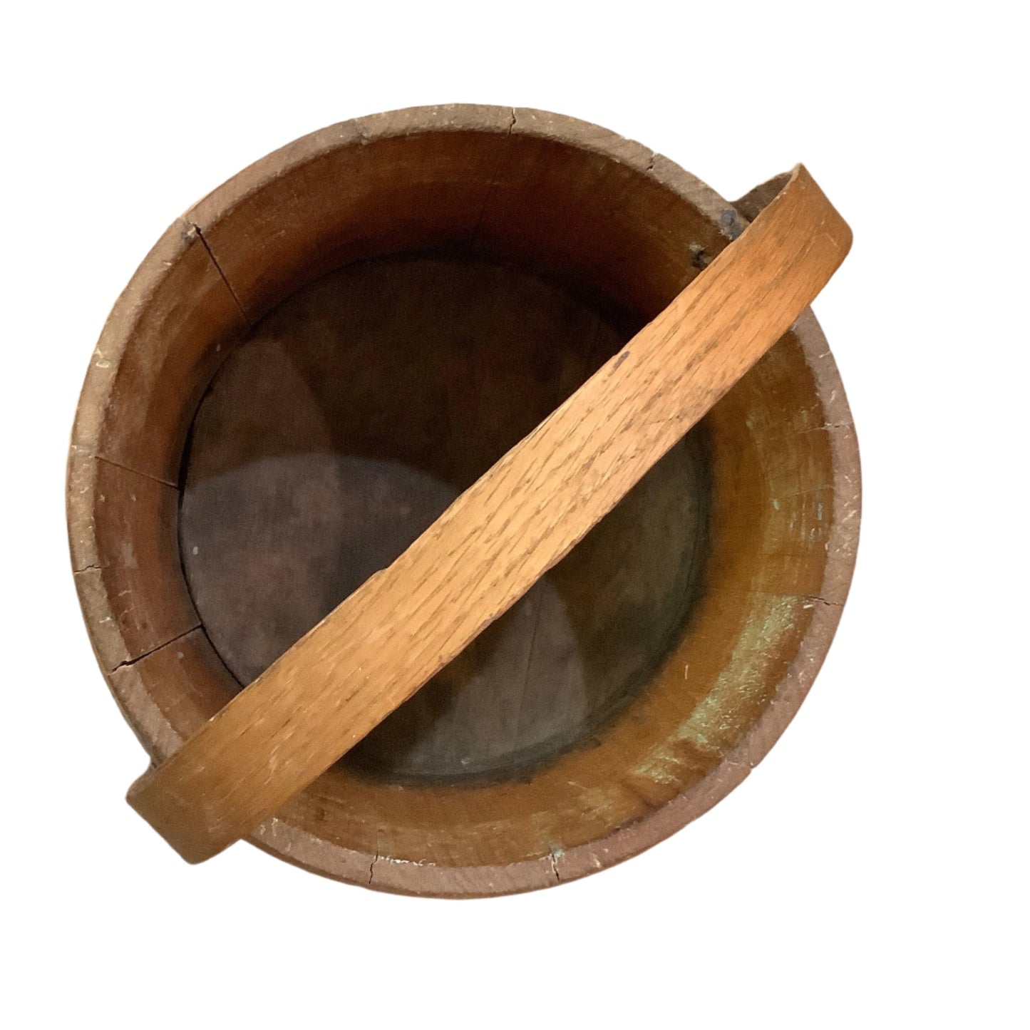 Small wooden firkin pail