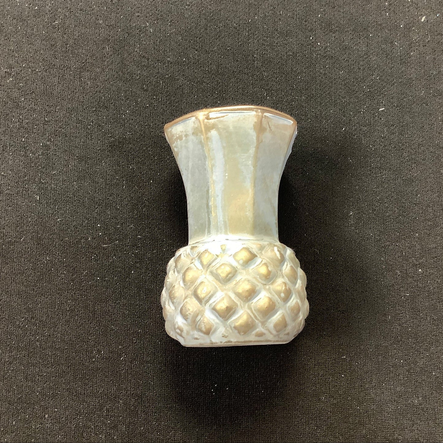 Mini colored glass thistle vases