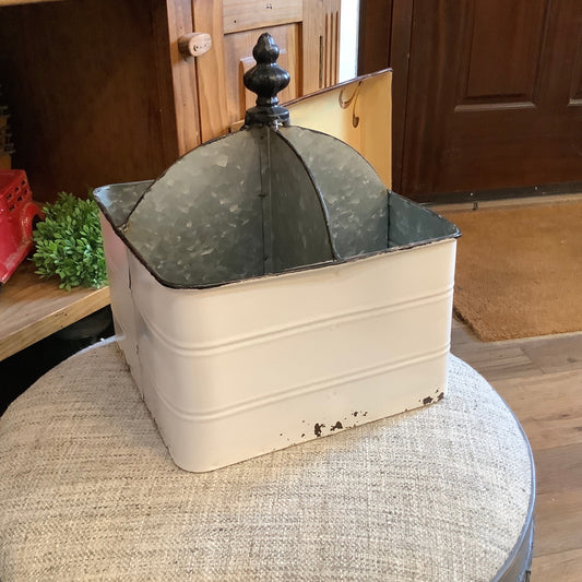 fancy tin caddy