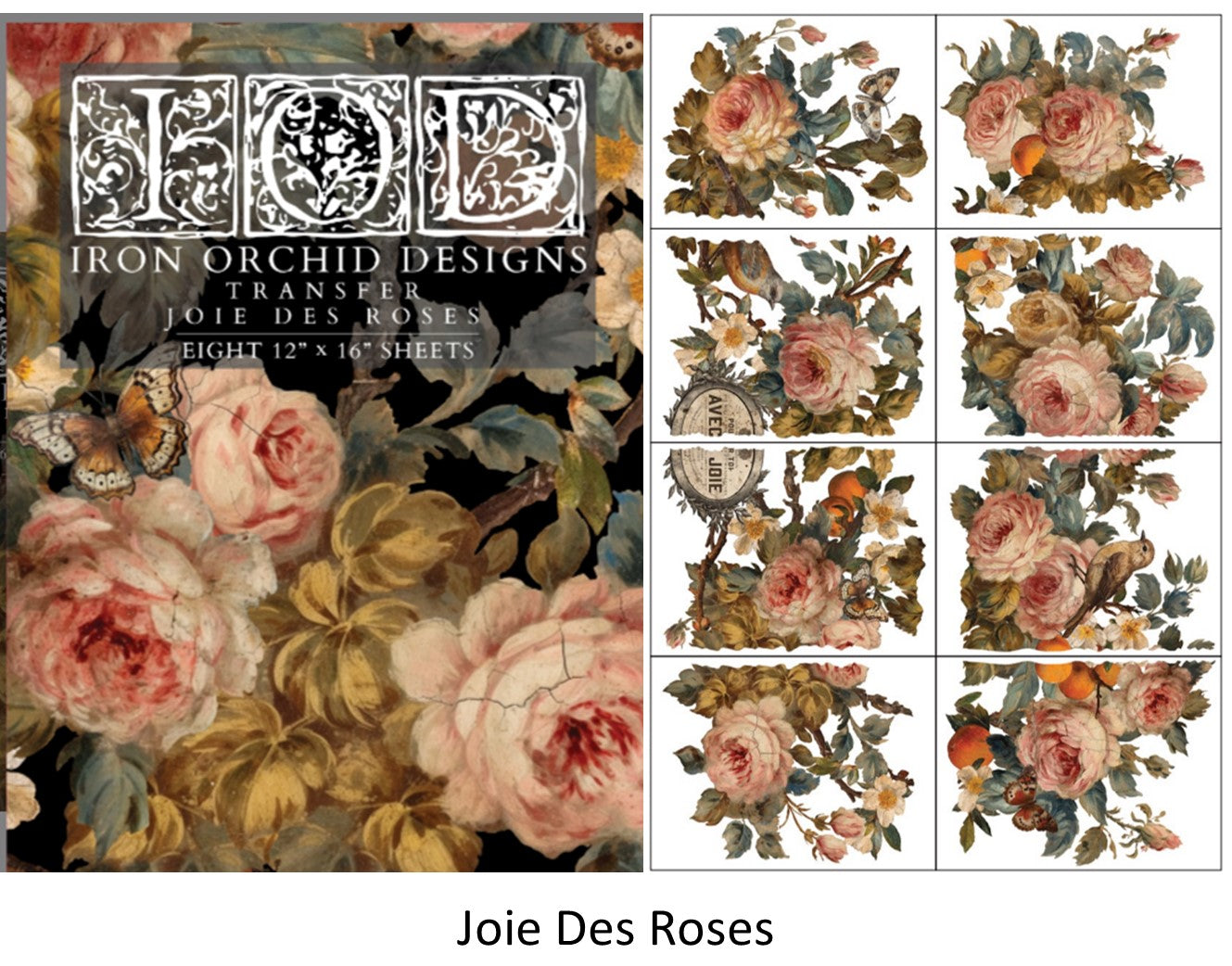 Joie Des Roses - 8 sheet pad