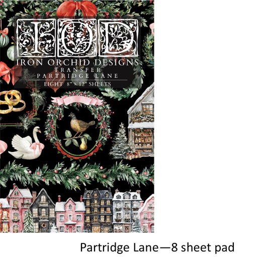 Partridge Lane - 8x12 8 sheet pad - holiday 2025