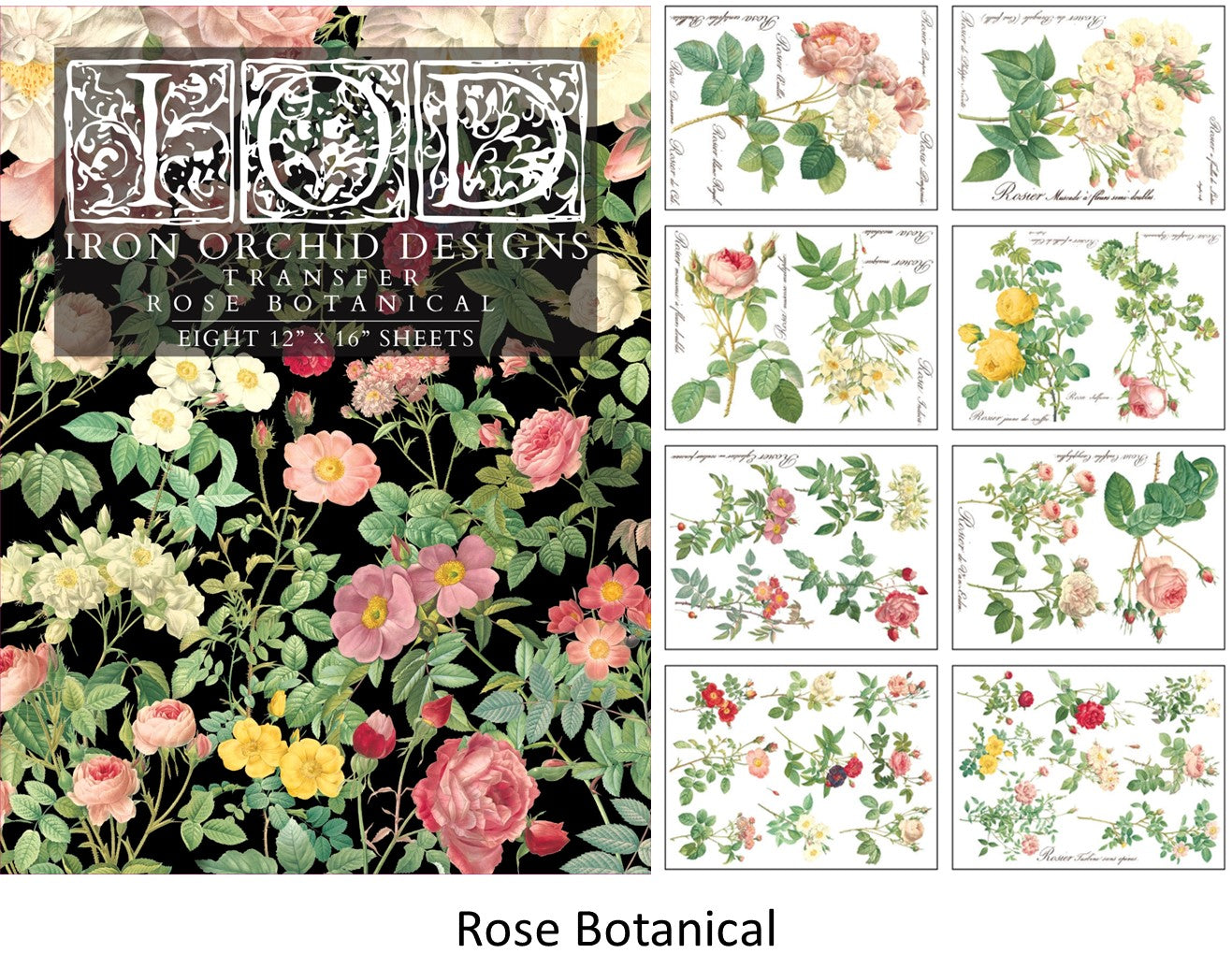 Rose Botanical 8 sheet pad