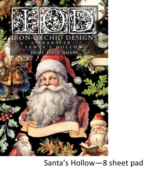 Santa's Hollow - 8x12 8 sheet pad - holiday 2025
