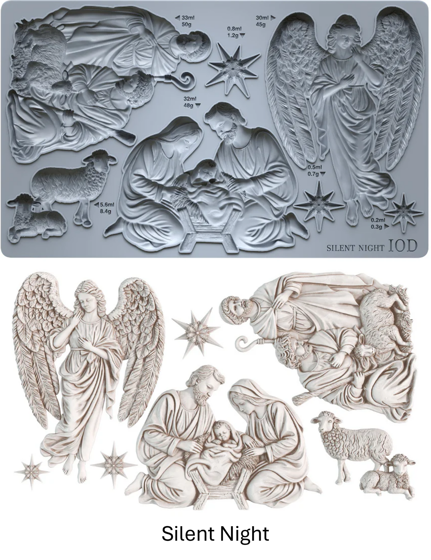 Holiday 2026 - Silent Night - 6x10 mould - Limited Edition