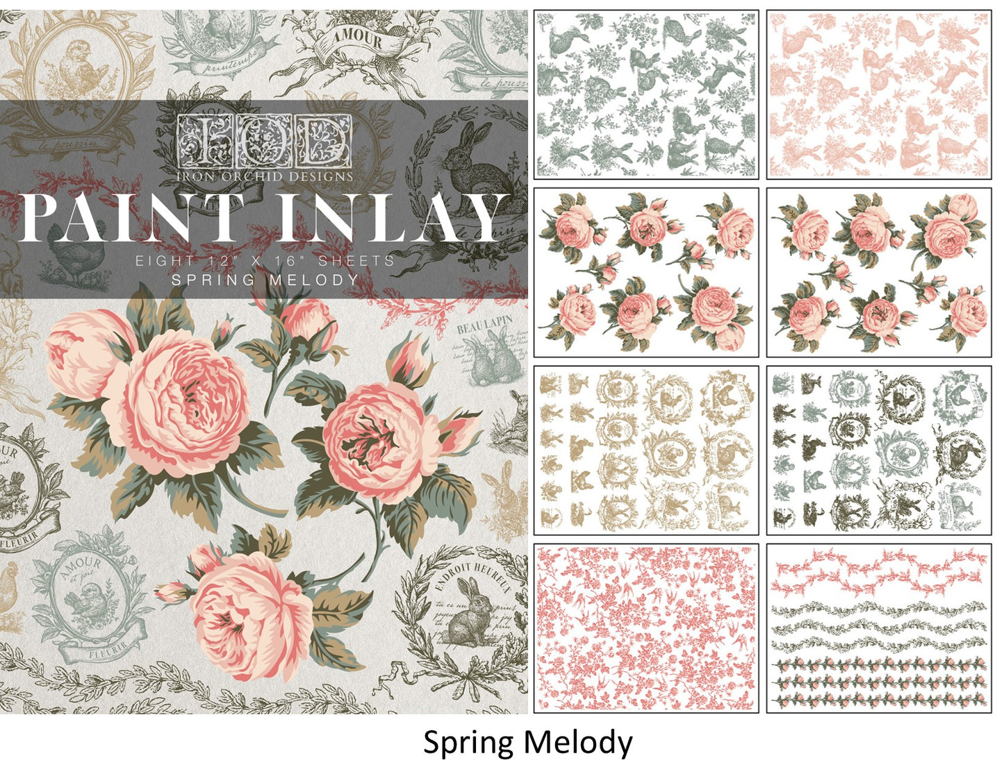 NEW 2025 - Spring Melody - 8 sheet pad