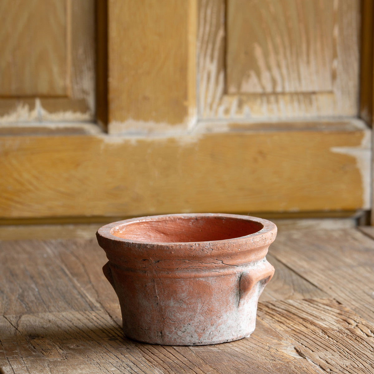 low terrace planter small