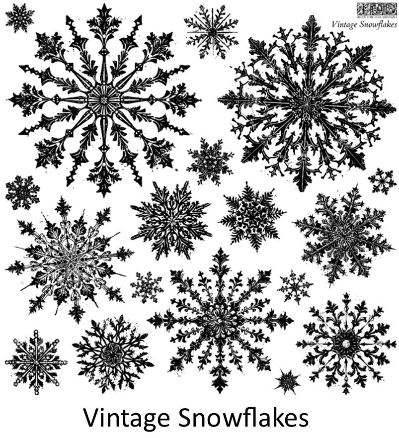 Vintage Snowflakes - limited edition