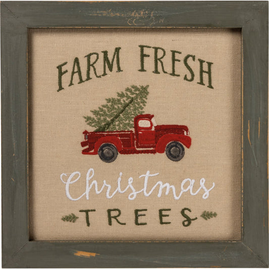 wall decor Farm Fresh Christmas Trees