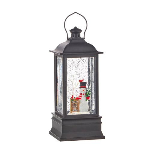 lighted water lantern frosty farm
