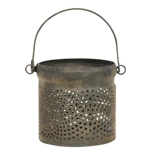 Antique gray small lantern