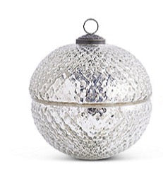 Mercury Glass ornament candle