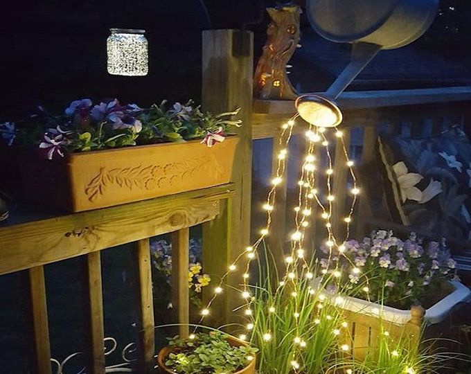 Waterfall string lights