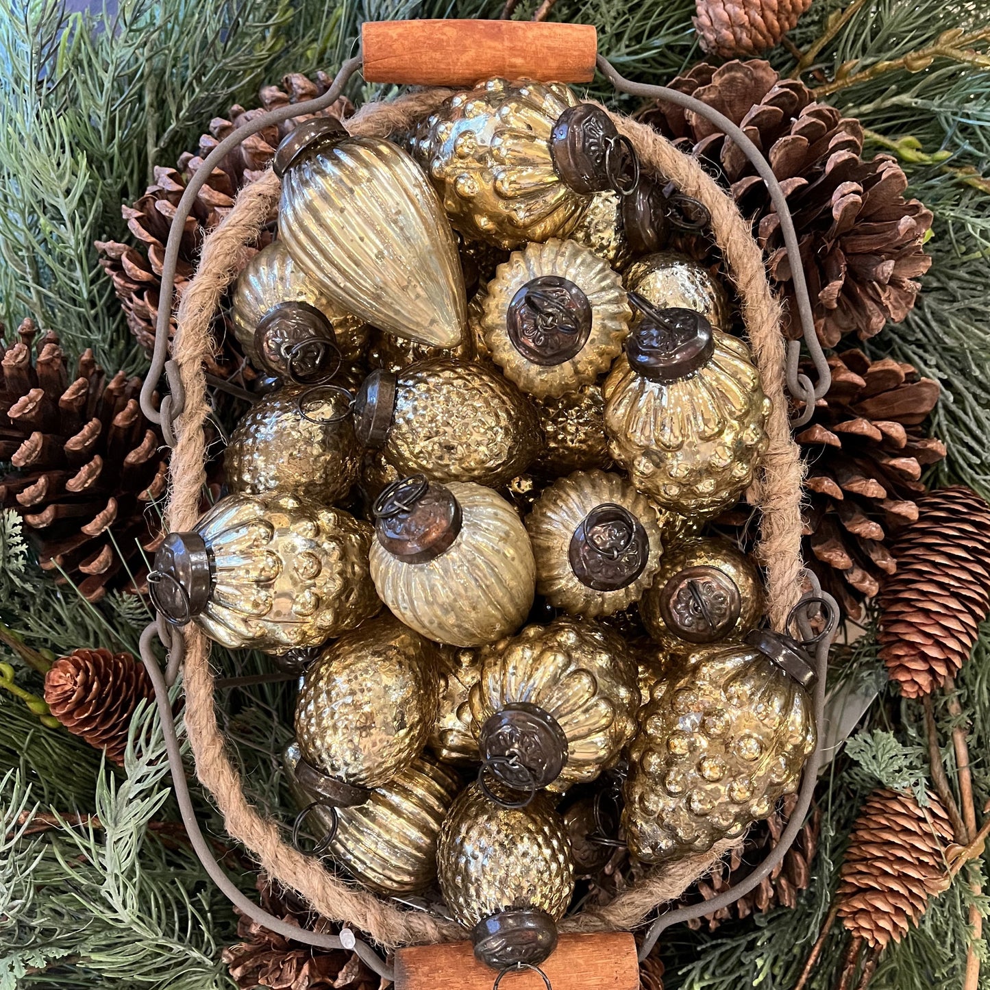 mercury glass ornament