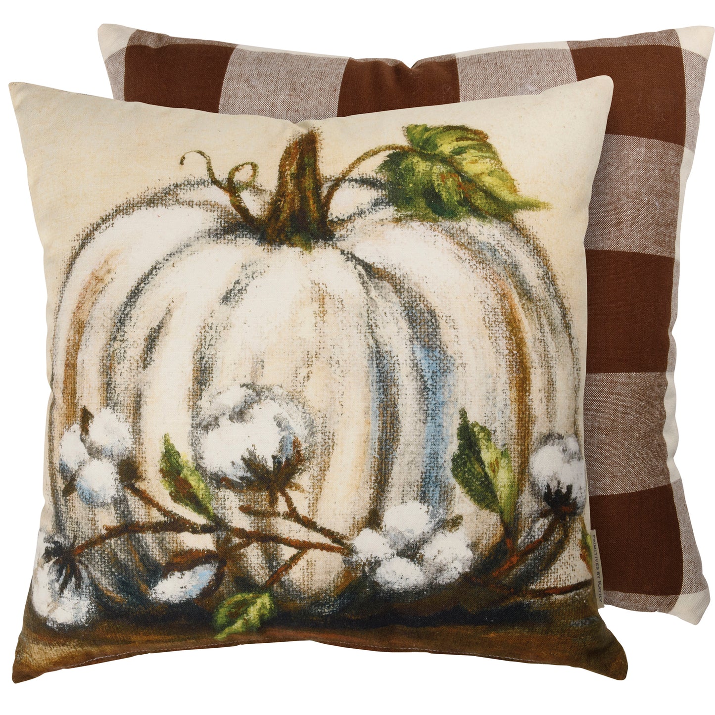 Cream Pumpkin pillow