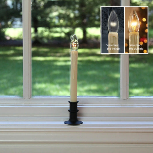 Window candle set of 4 with remote