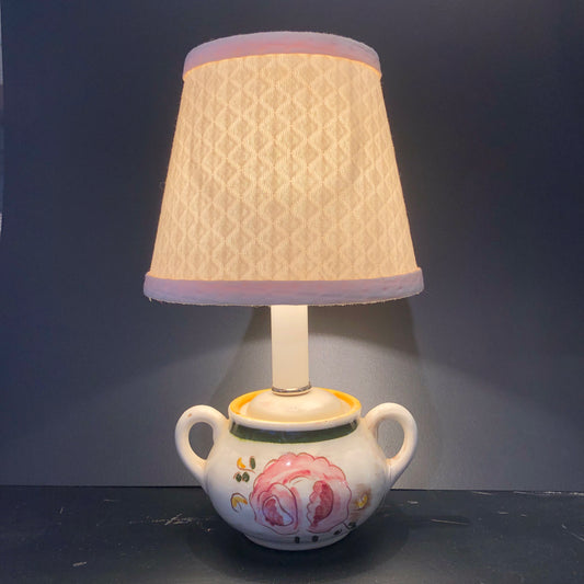 Vintage Stangle El Rosa bookshelf lamp