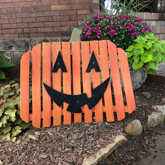 Rocking chair pumpkins