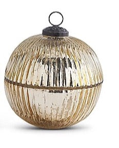 Mercury Glass ornament candle