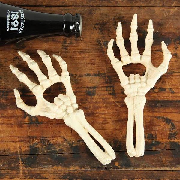 Skeleton iron bottle opener