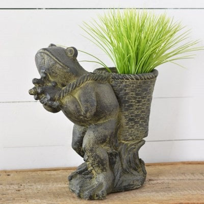 frog planter