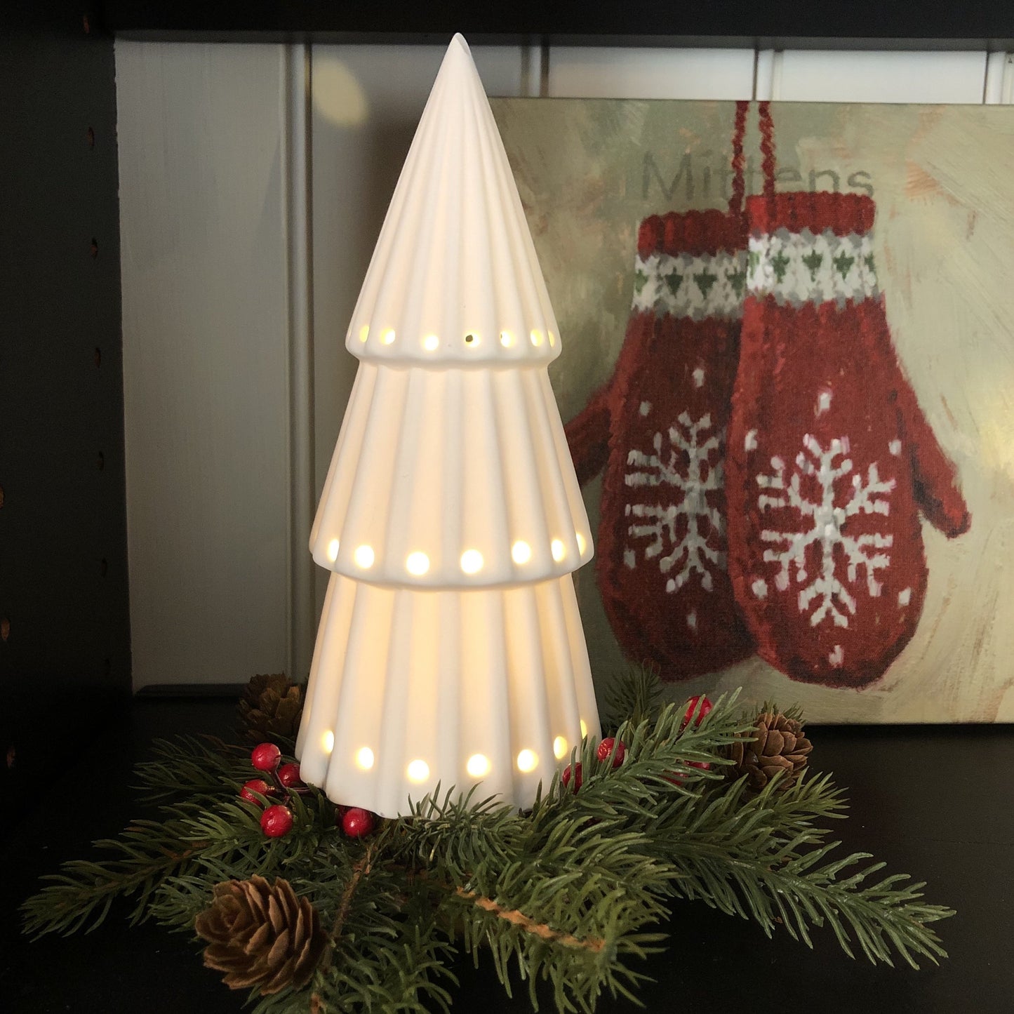 led Christmas tree med/lg banded