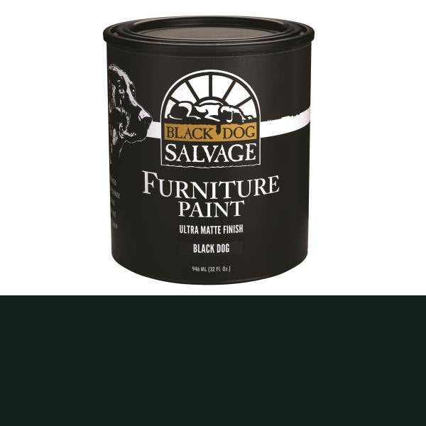 Furniture Paint, true black "Black Dog"