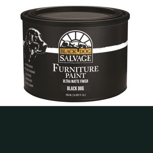 Furniture Paint, true black "Black Dog"