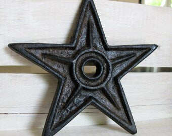 3" cast iron star