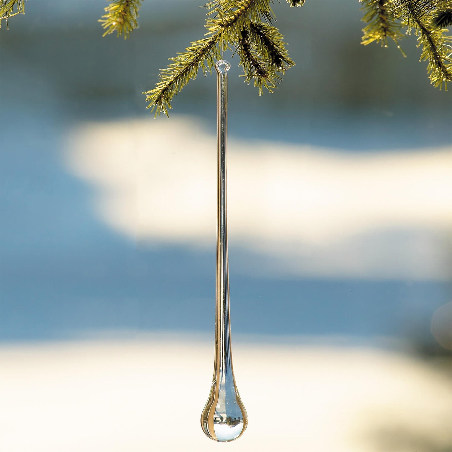 Icicle drop ornaments