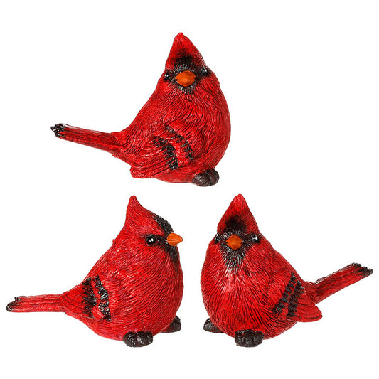 3.25" resin cardinal