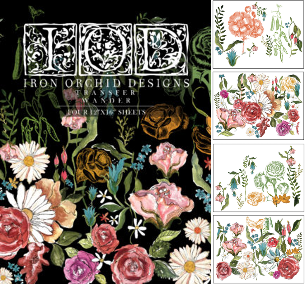 IOD The Botanist Decor Transfer by Iron Orchid Designs